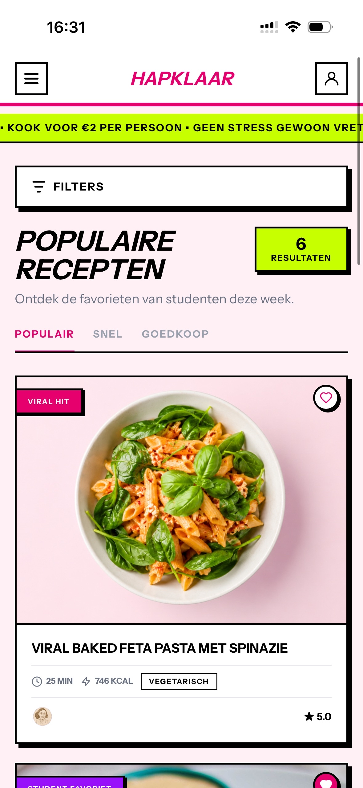 Hapklaar app preview